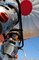 The two burners used to maintain the air balloon up in the air