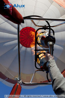 Burners in action