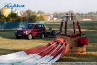 Jeep is coming to carry up the basket and the envelope